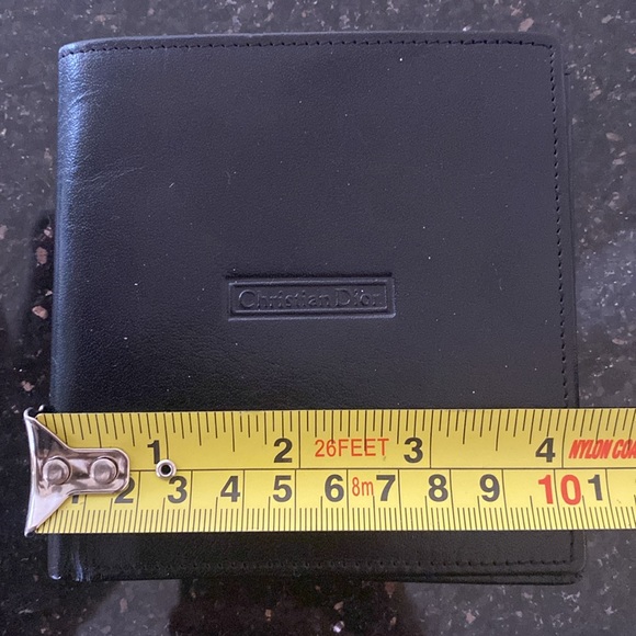 Vintage Christian Dior Black Slim Men’s Leather Wallet - Picture 10 of 11